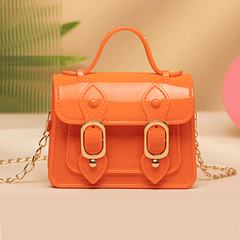 Girls Mini Crossbody Bag PVC Jelly Bag With Magnetic Snap