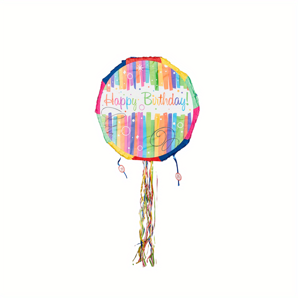 Birthday Party Pinata Fun Celebration Round Pinata Props