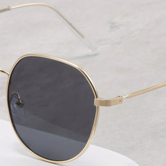 Round Metal Sunglasses UV400 Anti Glare Glasses