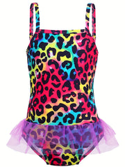 Toddler Girls Fish Scales One Piece Swimsuit