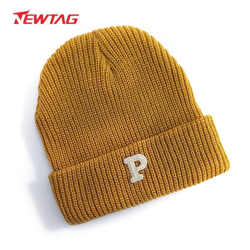 NEW Wool Letter Hat Knitted Beanie for Winter Activities