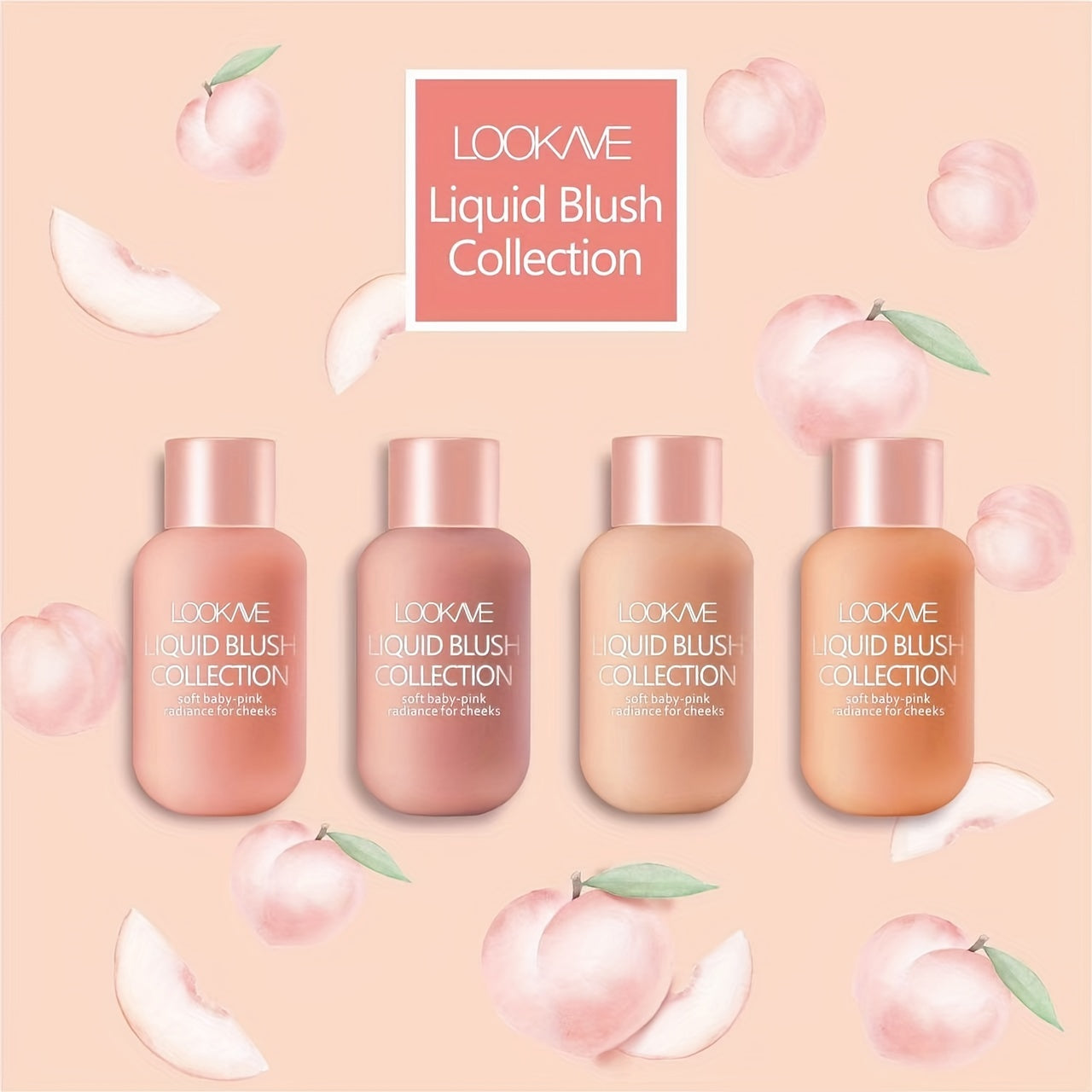 Liquid Blush Makeup Long Lasting Natural Look Moisturizing Formula