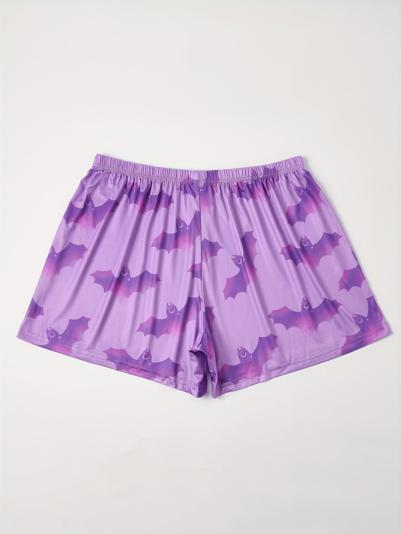 Ombre Bat Print Lounge Shorts