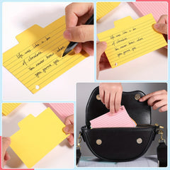 400pcs American Index Stickers Sticky Notes With Card Box