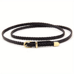 Vintage Braided Belt Casual Jeans Pants Dress Waist Belt
