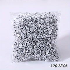 1000pcs Girls Mini Elastic Hair Ties Set Holiday Gift