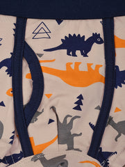 5pcs Toddler Boys Cotton Boxer Briefs Dinosaur Car Underwear