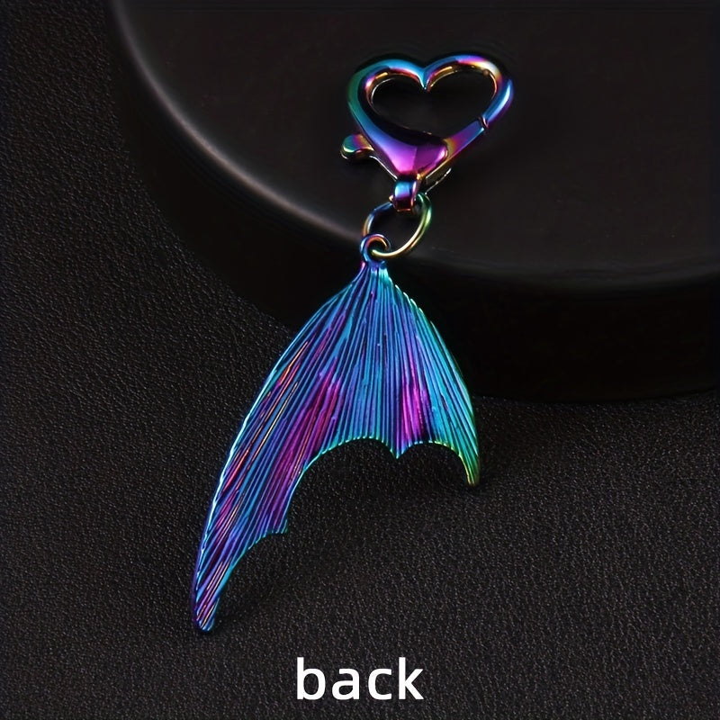Y2K Colorful Fishtail Keychain For Girls Bag Pendant