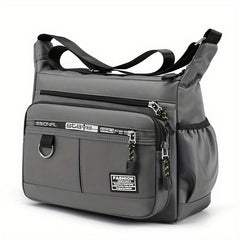 Men's Casual Nylon Crossbody Bag Large Capacity Sports Shoulder Bag
