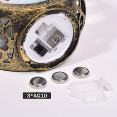 Retro LED Candle Light for Outdoor Camping with 3 AG10 Batteries