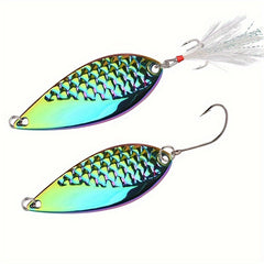 Metal Bionic Bait for Perch and Bass Fishing Spoon 2.5g-20g