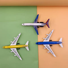 Simulated Aircraft Toy With Anti Drop And Rebound Force - Yellow