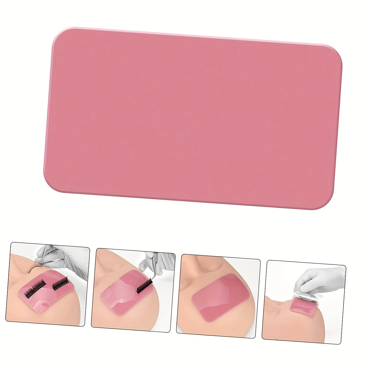 Adhesive Forehead Stickers Eyelash Holder Tool