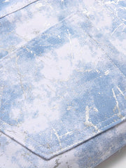Men's Stretch Graffiti Print Jeans