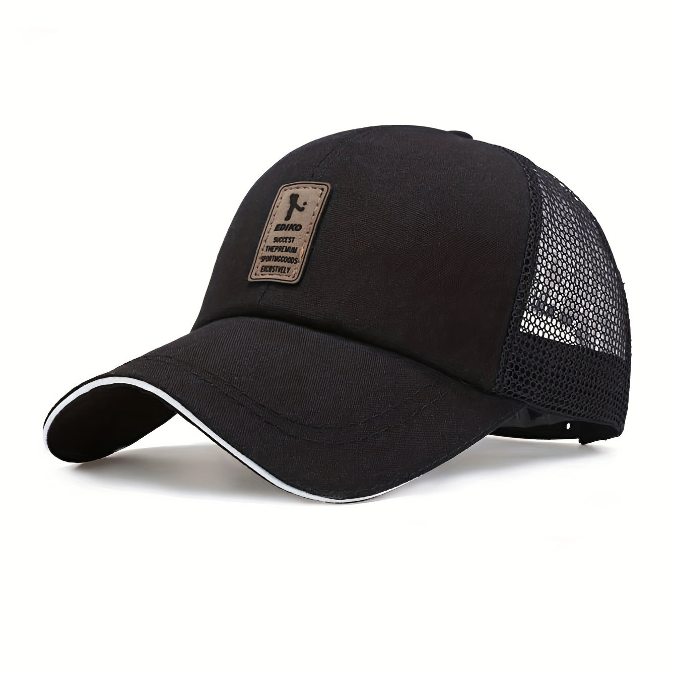 Men's Mesh Baseball Cap Sun Protection Outdoor Fishing Peaked Trucker Hat