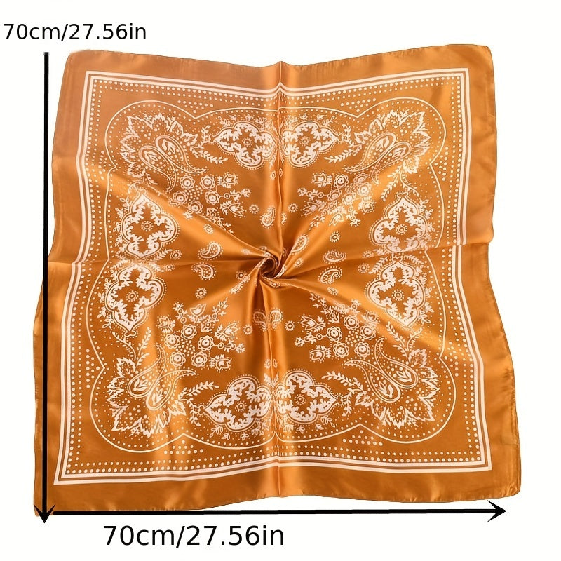 Cashew Flower Printed Hip Hop Bandana Towel Scarf