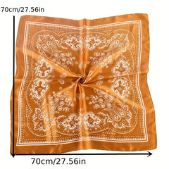 Cashew Flower Printed Hip Hop Bandana Towel Scarf