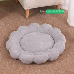 Adjustable Flower Pet Bed for Cat or Dog