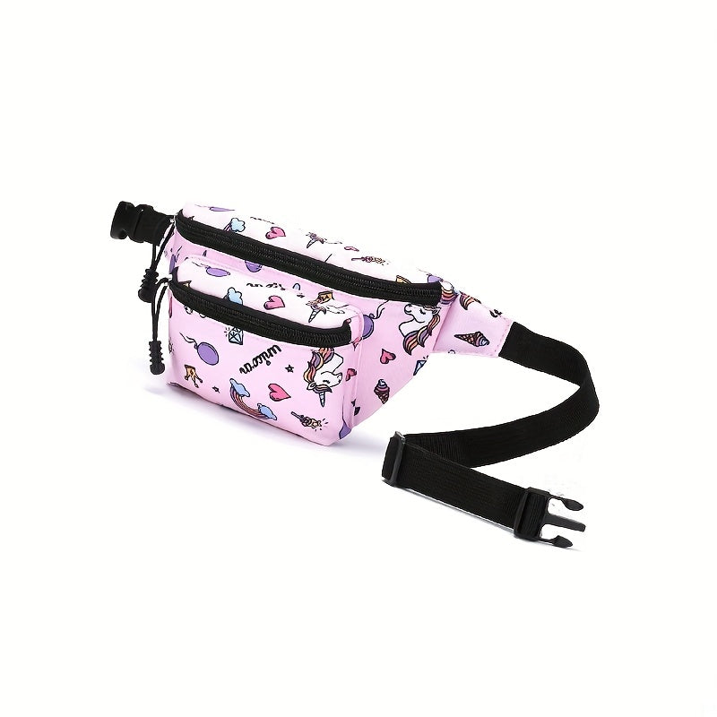 Kids Fanny Pack Unicorn Bag for Little Girls School Travel Bag