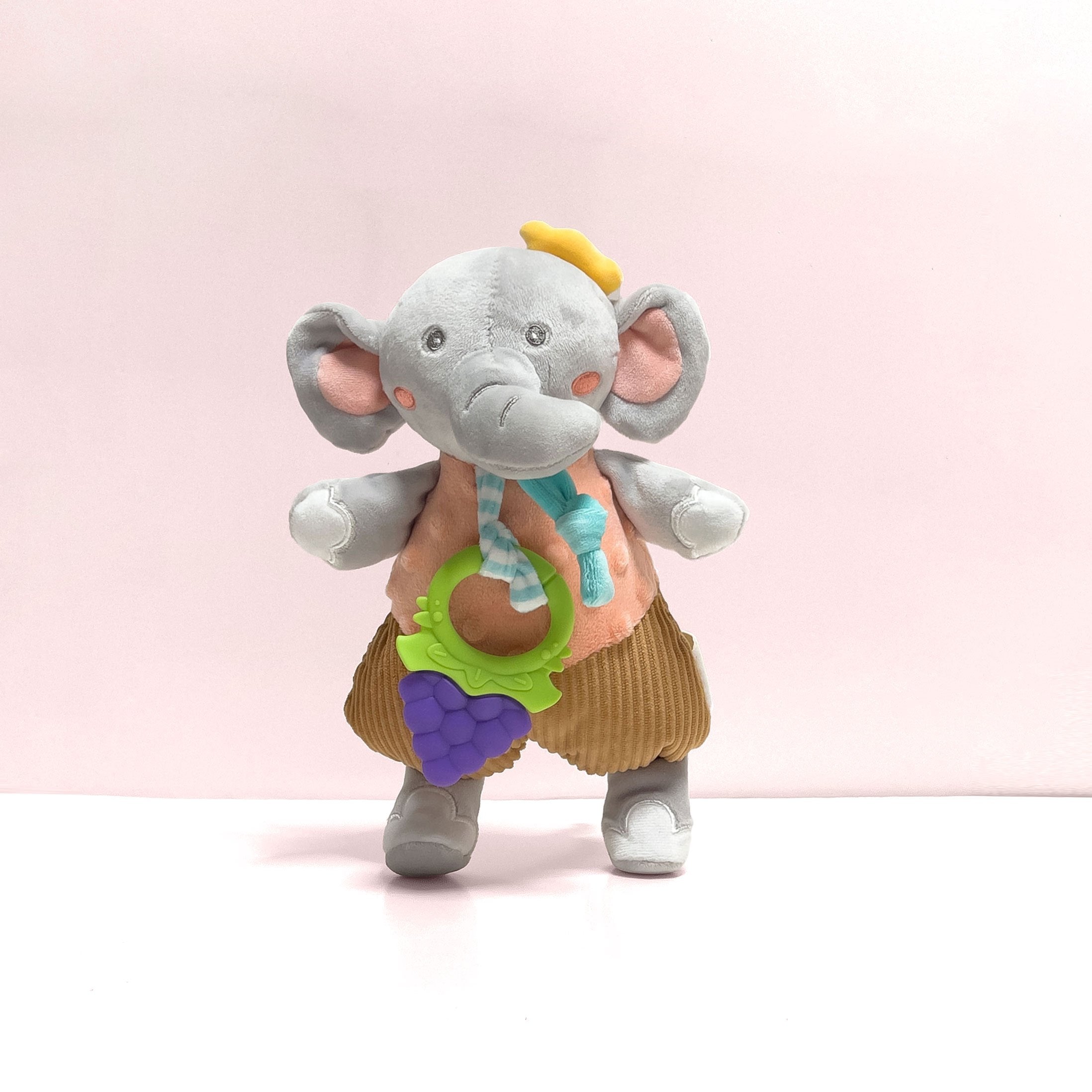 Baby Soothing Teether Doll Teether Pacifier Towel Label Sleeping Doll