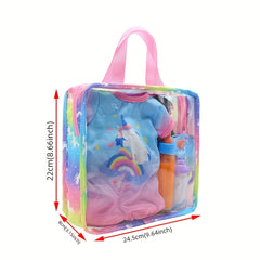 Rainbow Handbag & Accessories Set for 18 Inch Dolls