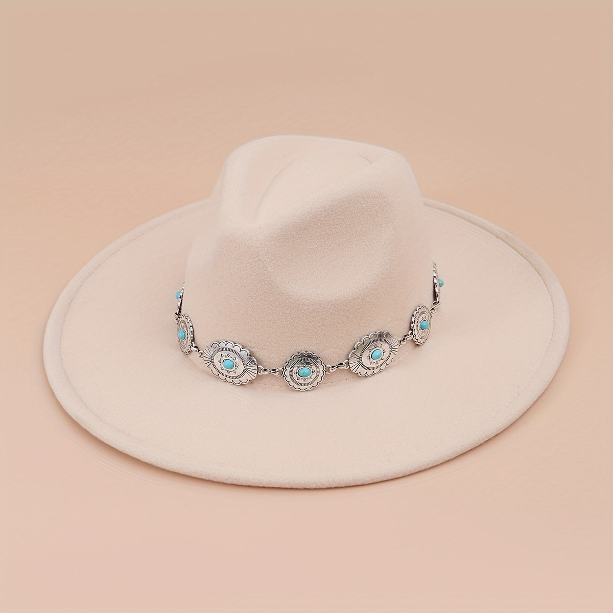 Western Vintage Cowboy Hat with Boho Hatbands