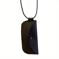 PU Leather Sunglasses Case Oblique Span Glasses Bag Soft Bag