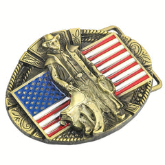 Zinc Alloy Metal Belt Buckle Retro Casual Belt Buckle Ring