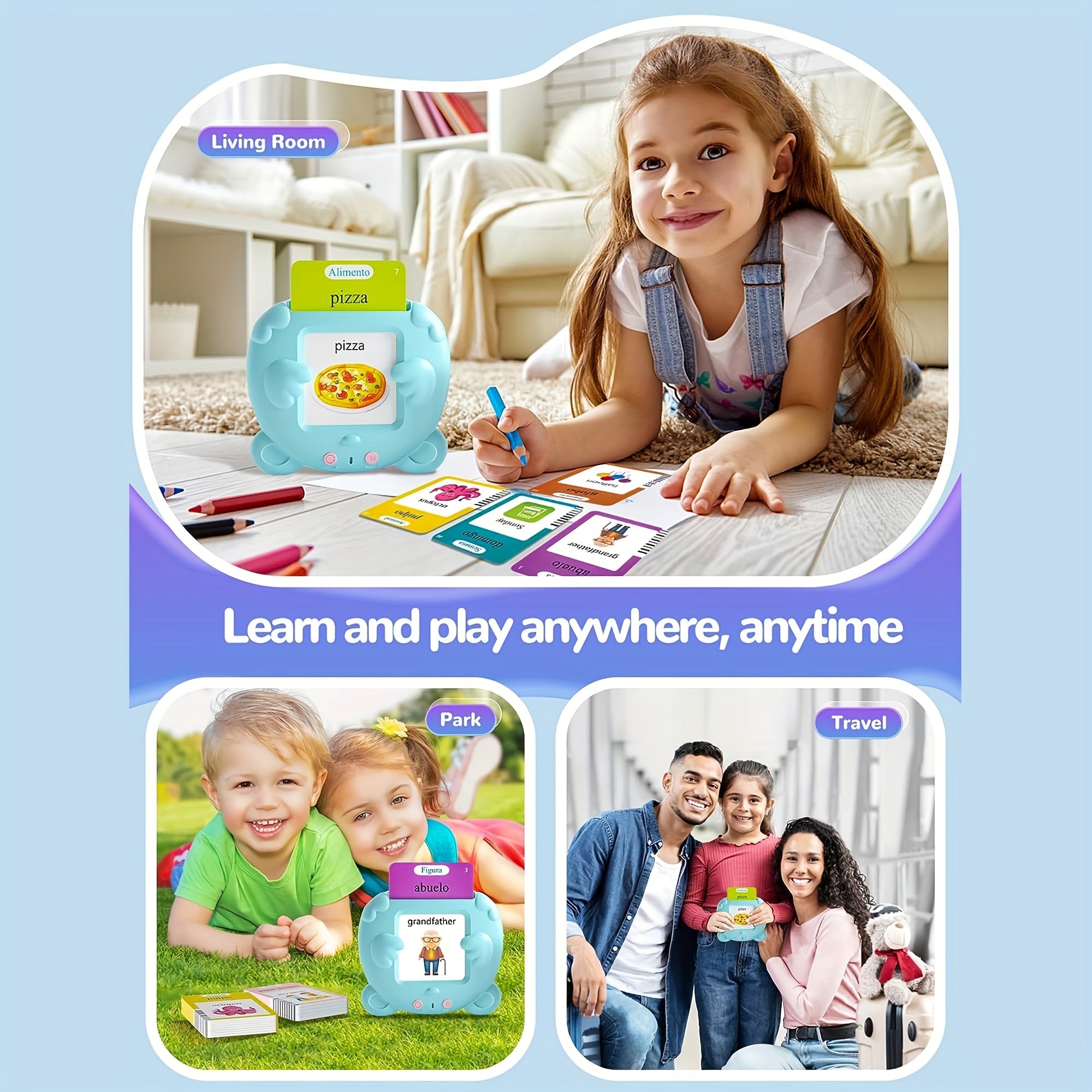 Bilingual Flash Cards for Toddlers: 510 Sight Words Learning