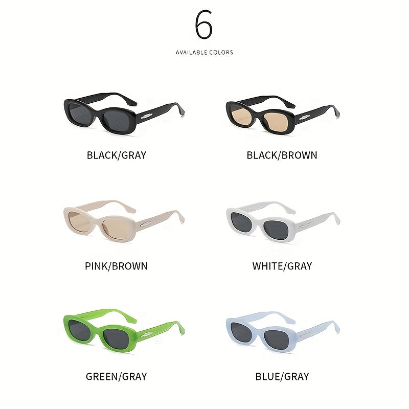 Men's Oval Frame Sunglasses Hip hop Style