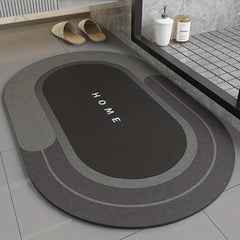 Absorbent Floor Mat Non Slip Fast Drying Soft Carpet Shower Tub