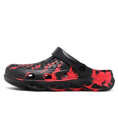 Graffiti Comfortable Clogs Garden Shoes Casual Non slip Sandals Lightweight Slid
