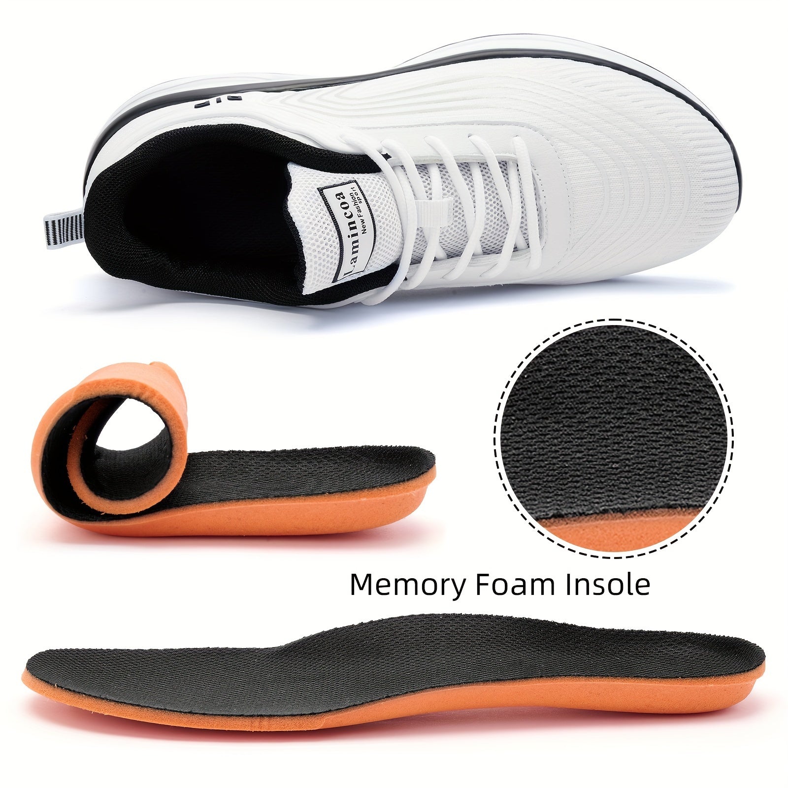 Lamincoa Women Sneakers Lightweight Air Cushion Running Shoes