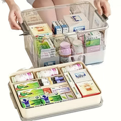 Large Capacity Medicine Storage Box, Safe and Leak-proof