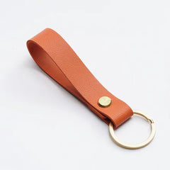PU Leather Keychain Unisex Keyring Car Auto Key Strap Business Gift