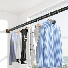 Telescopic Shower Curtain Rod for Bathroom Drying Wardrobe Hanging Clothes