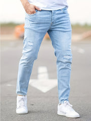 Men's Slim Fit Ripped Jeans