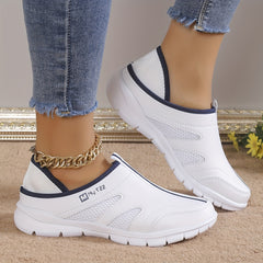 Women's Breathable Mesh Outdoor Sports Slip-On Walking Shoes