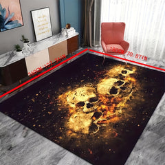 Crystal Velvet Halloween Carpet Soft Flannel Kitchen Floor Mat Non-slip