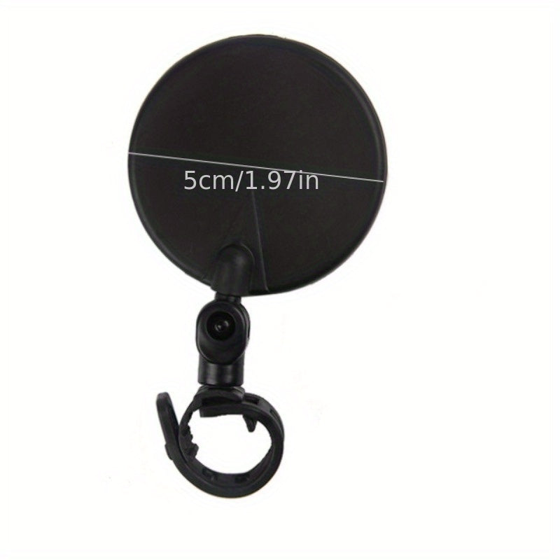 2pcs Bike Mirrors Wide angle Convex Mirror for Bicycle Flat View Mirror