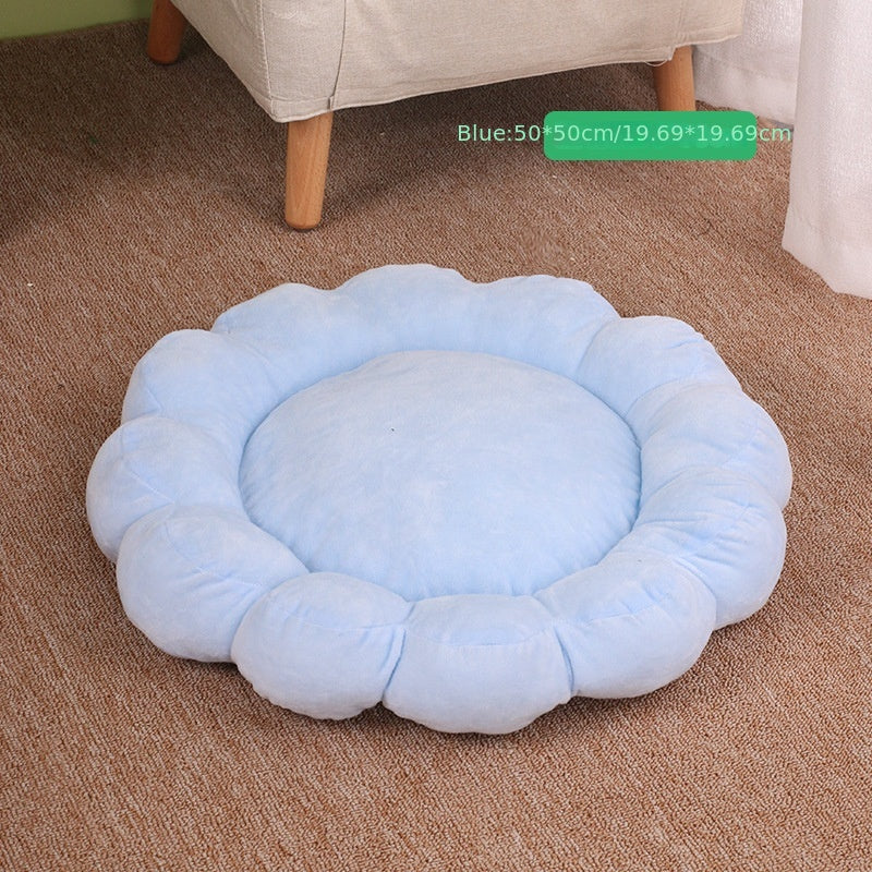 Adjustable Flower Pet Bed for Cat or Dog