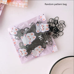 Disposable Children's Braided Rubber Band Hair Ring 200pcs