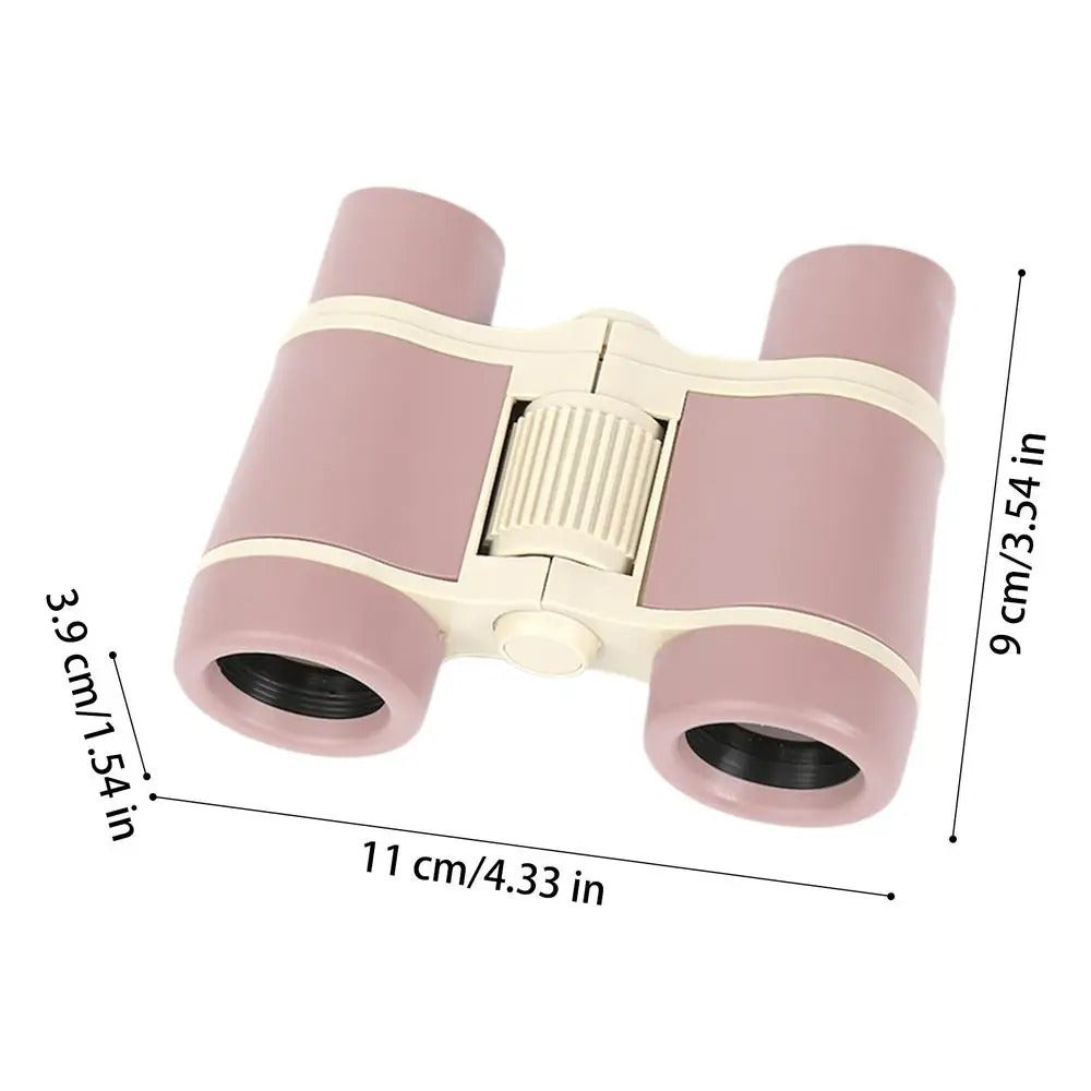 4x Mag 30mm Binoculars for Kids Bird Watching Education Hiking Outdoor
