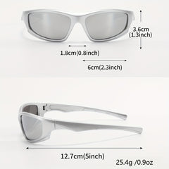 3 Pairs Men's Punk Sunglasses UV Protection
