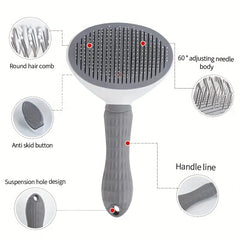 One-Click Slicker Brush for Pets