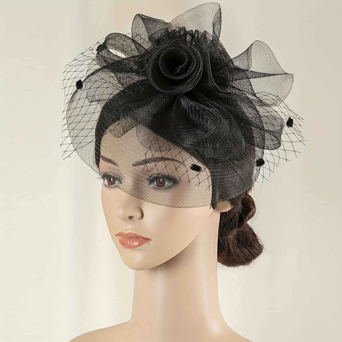Women Flower Headband Head Piece Bridal Hat Wedding Derby Church Accessories