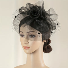Women Flower Headband Head Piece Bridal Hat Wedding Derby Church Accessories
