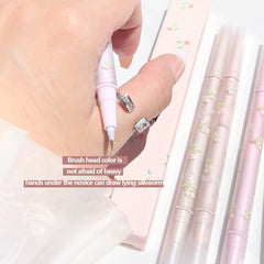 Dual Ended Eyeliner Pen Matte Pearly Highlight Glitter Stick
