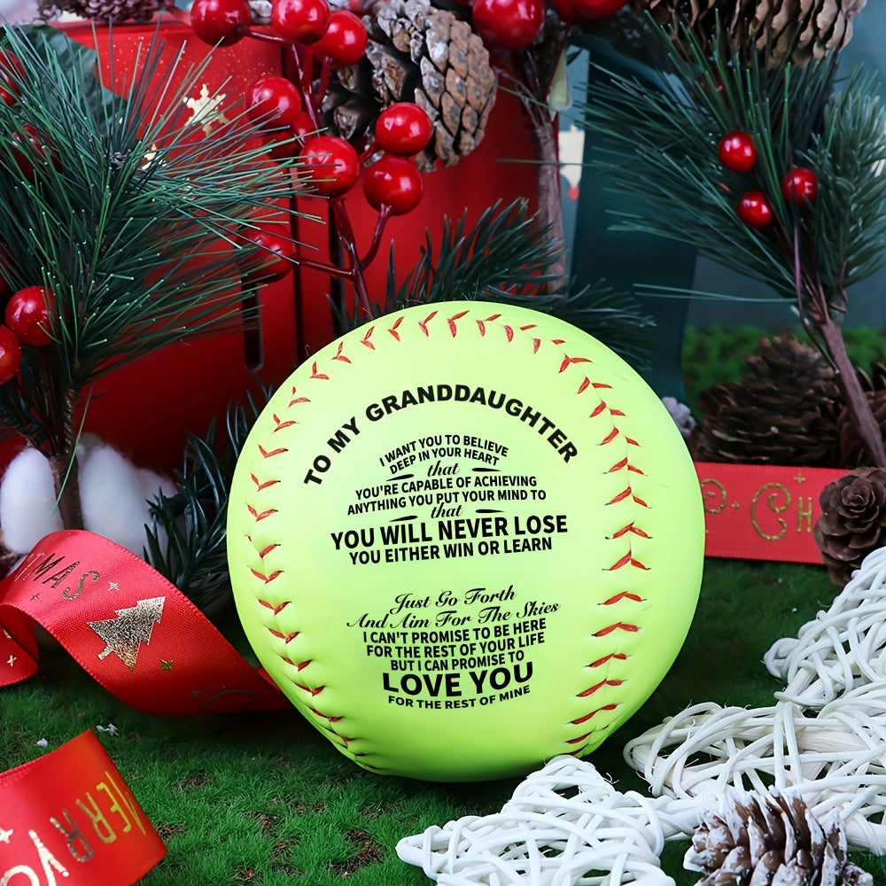 Creative PU Baseball For Grandchildren Softball Birthday Holiday
