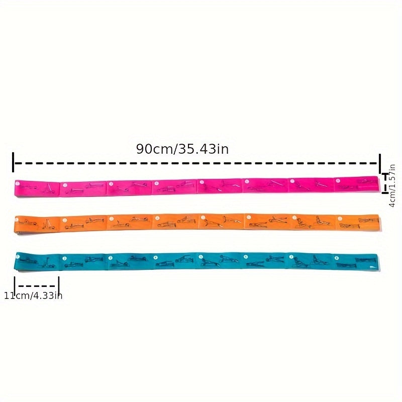 Solid Yoga Stretch Strap Fitness Resistance Belt for Home Exercise